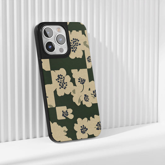 Industry-Level Tough Matte Flowers iPhone Case