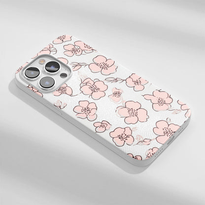 Latest 3rd-Generation Crystal Tough Glossy Flowers iPhone Case