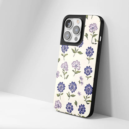 Industry-Level Tough Matte Flowers iPhone Case