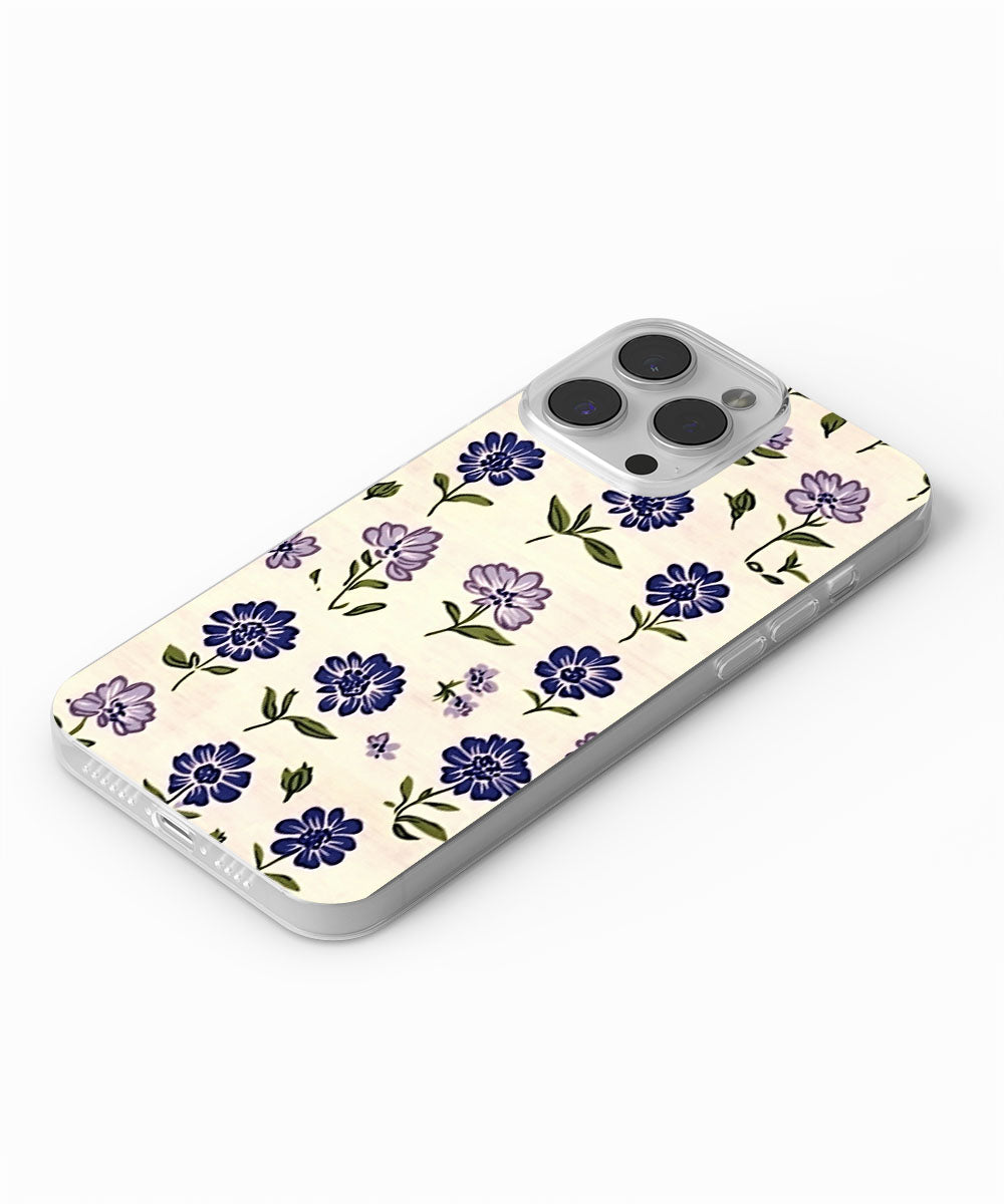 Latest 3rd-Generation Crystal Tough Glossy Flowers iPhone Case (MagSafe-Compatible)