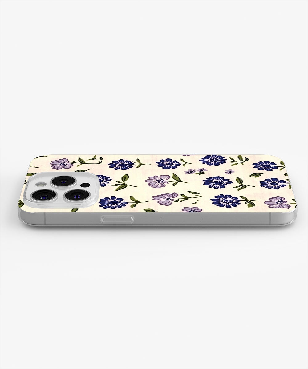 Latest 3rd-Generation Crystal Tough Glossy Flowers iPhone Case (MagSafe-Compatible)
