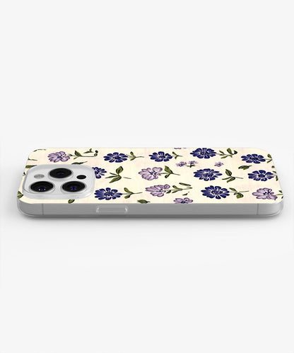 Latest 3rd-Generation Crystal Tough Glossy Flowers iPhone Case (MagSafe-Compatible)