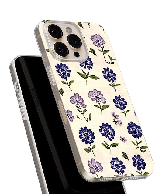 Latest 3rd-Generation Crystal Tough Glossy Flowers iPhone Case (MagSafe-Compatible)
