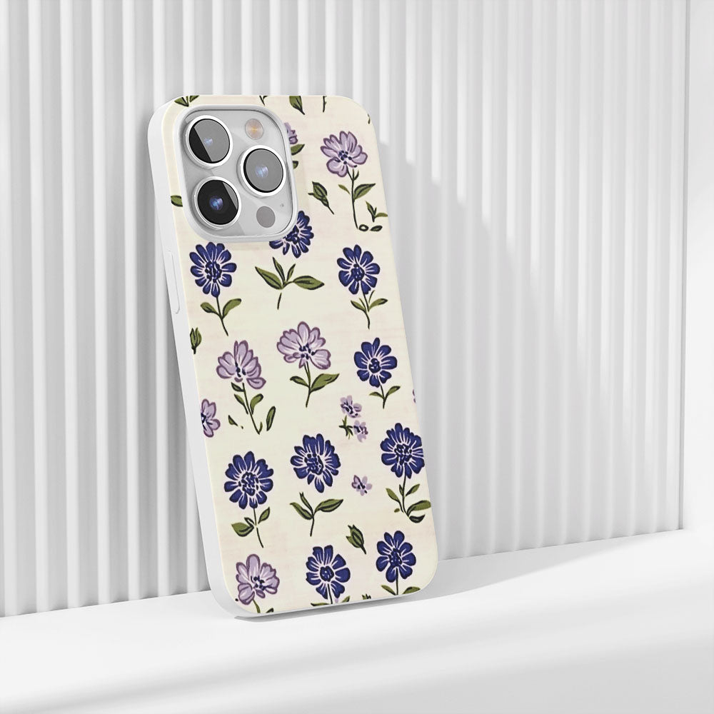 Latest 3rd-Generation Crystal Tough Glossy Flowers iPhone Case