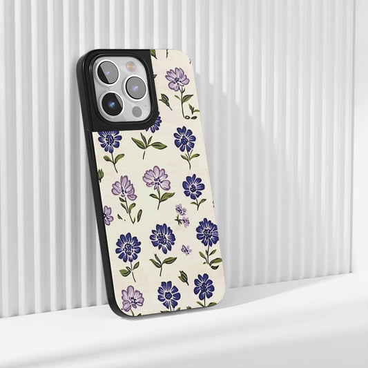 Industry-Level Tough Matte Flowers iPhone Case