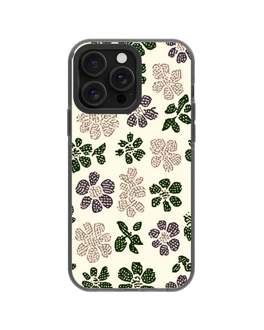 Latest 3rd-Generation Pop Tough Matte Flowers iPhone Case (MagSafe-Compatible) [Back Cover Only]