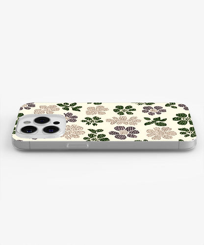 Latest 3rd-Generation Crystal Tough Glossy Flowers iPhone Case (MagSafe-Compatible)