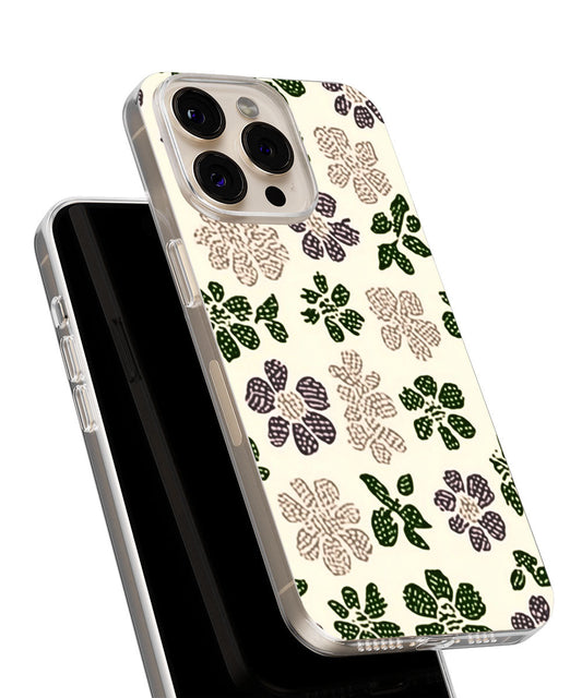 Latest 3rd-Generation Crystal Tough Glossy Flowers iPhone Case (MagSafe-Compatible)