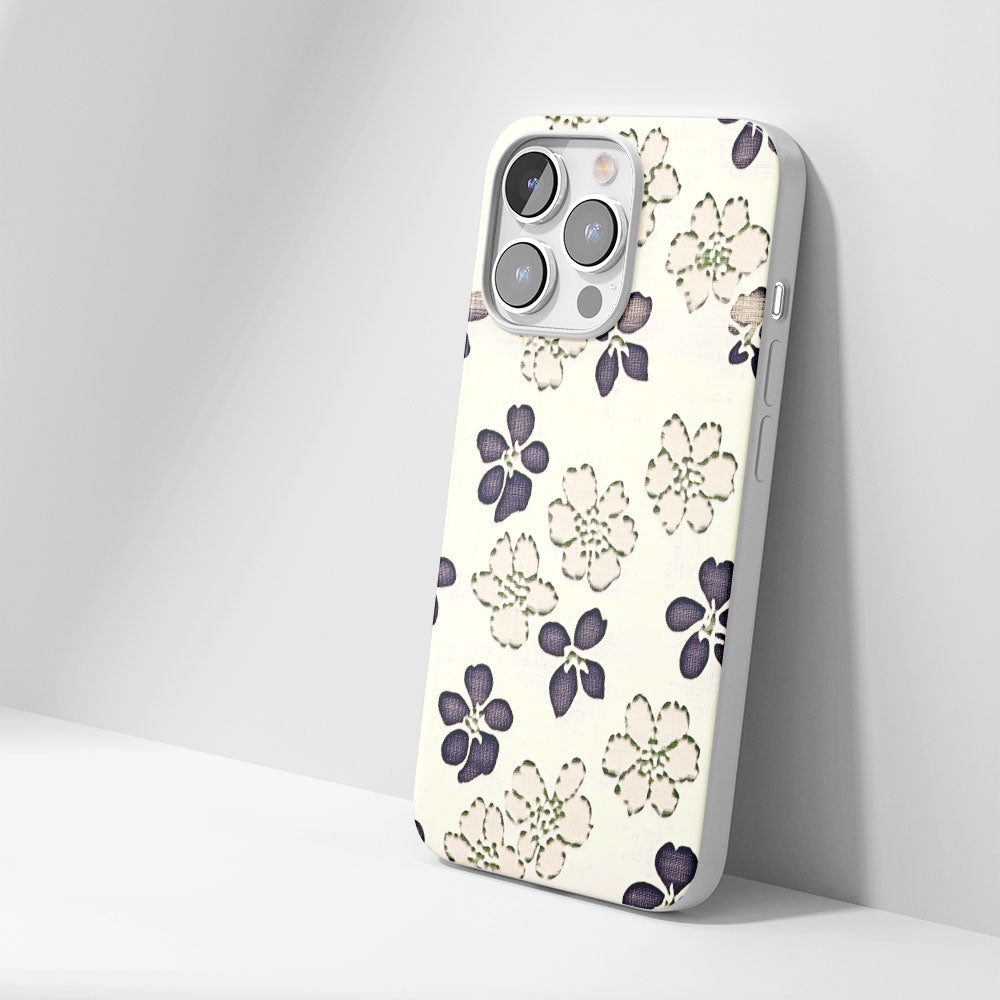 Latest 3rd-Generation Crystal Tough Glossy Flowers iPhone Case