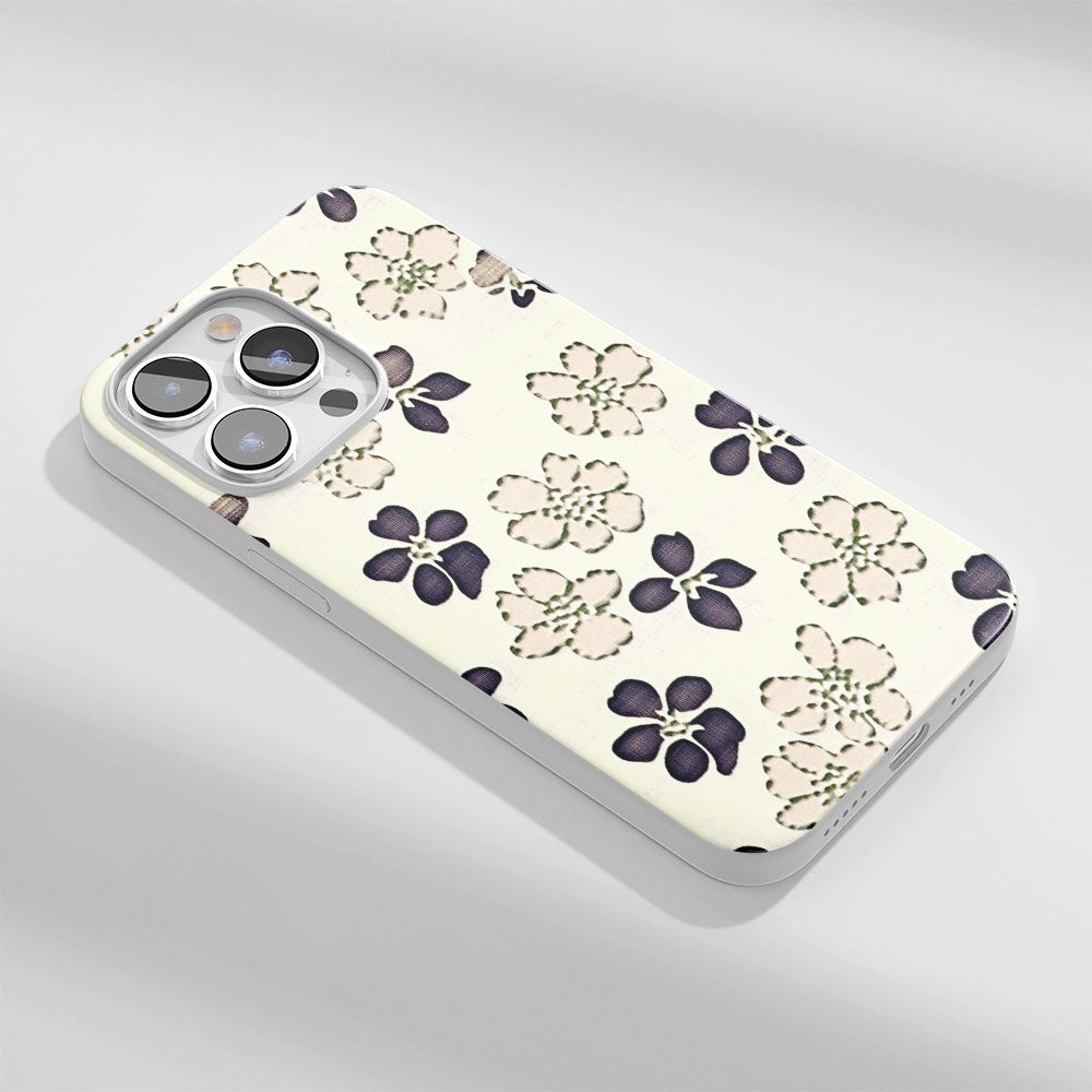 Latest 3rd-Generation Crystal Tough Glossy Flowers iPhone Case