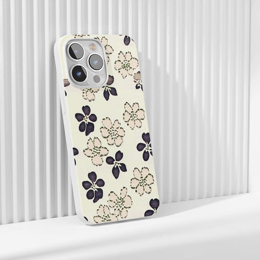 Latest 3rd-Generation Crystal Tough Glossy Flowers iPhone Case