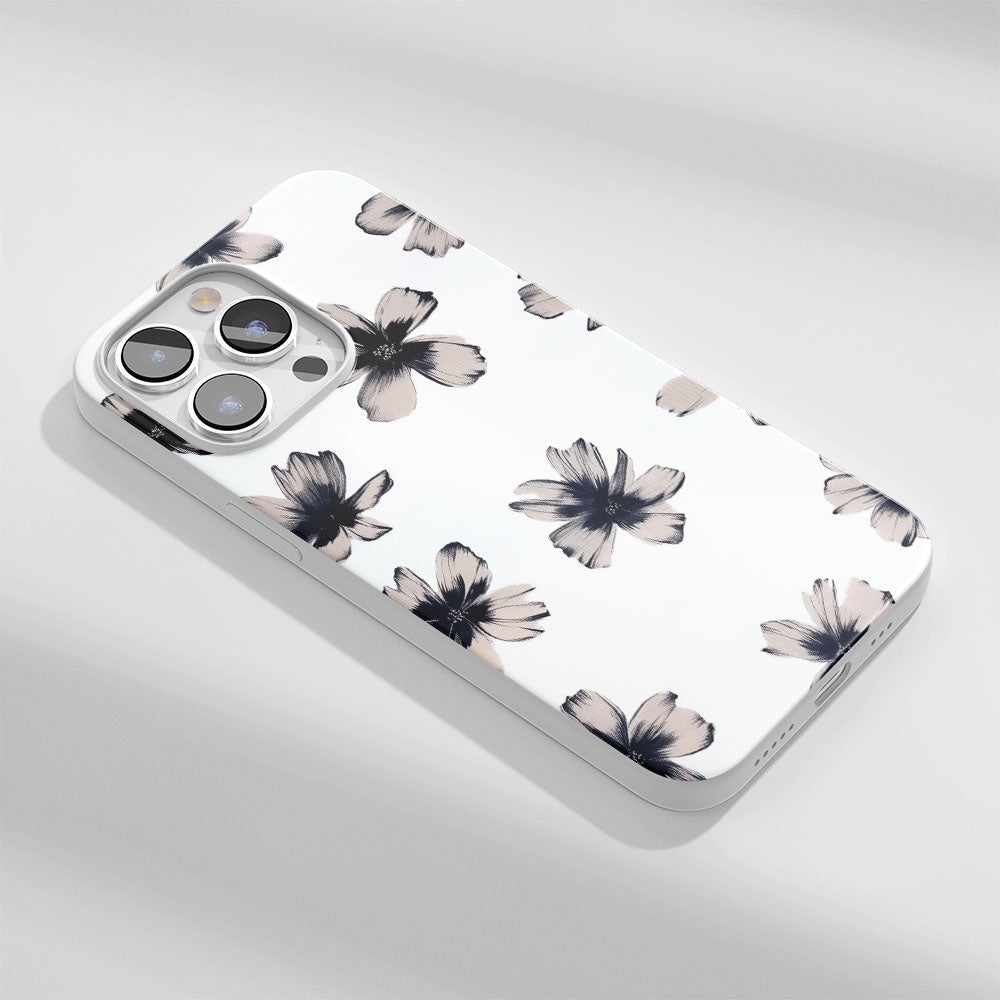 Latest 3rd-Generation Crystal Tough Glossy Flowers iPhone Case