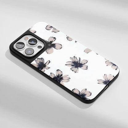 Industry-Level Tough Matte Flowers iPhone Case