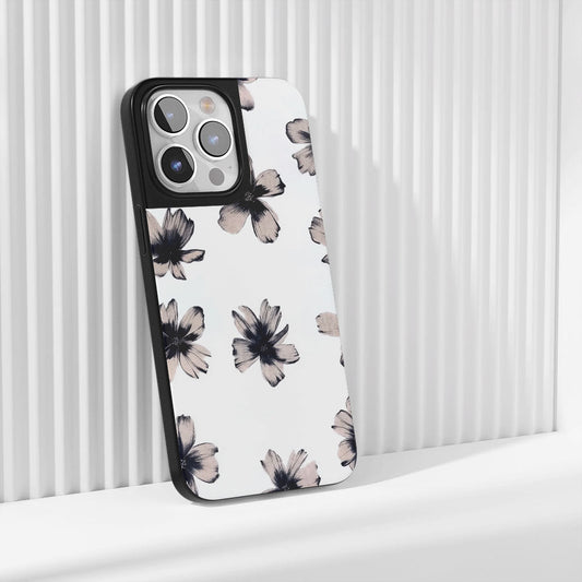 Industry-Level Tough Matte Flowers iPhone Case