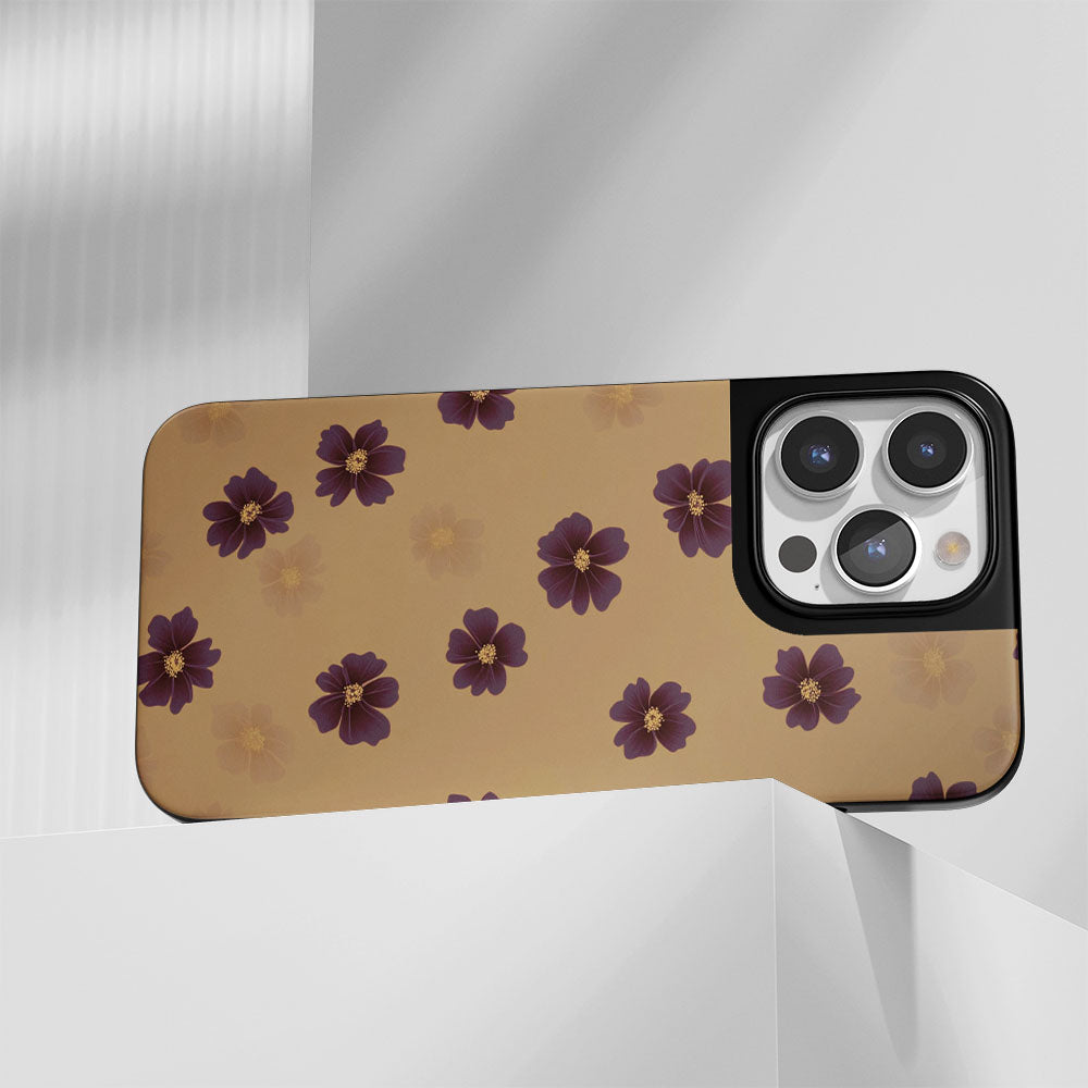 Industry-Level Tough Matte Flowers iPhone Case