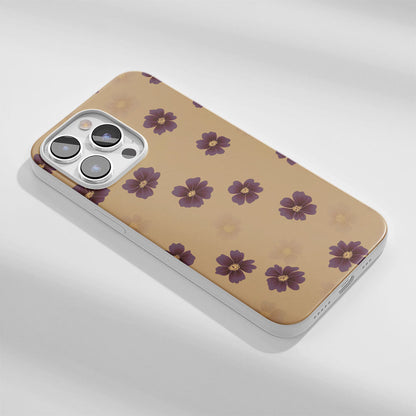 Latest 3rd-Generation Crystal Tough Glossy Flowers iPhone Case