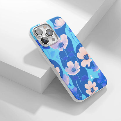 Latest 3rd-Generation Crystal Tough Glossy Flowers iPhone Case