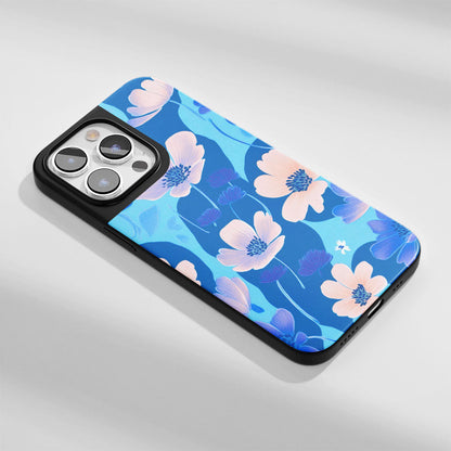 Industry-Level Tough Matte Flowers iPhone Case