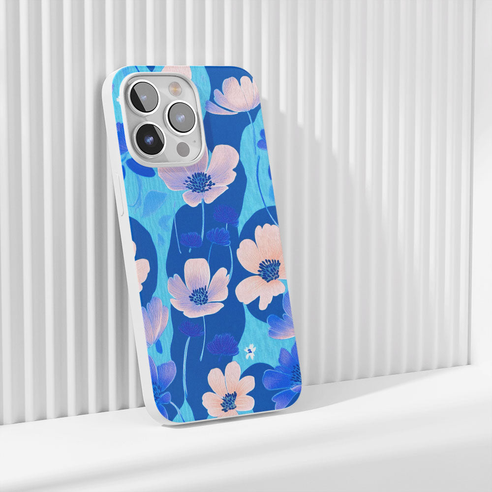 Latest 3rd-Generation Crystal Tough Glossy Flowers iPhone Case