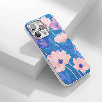 Latest 3rd-Generation Crystal Tough Glossy Flowers iPhone Case