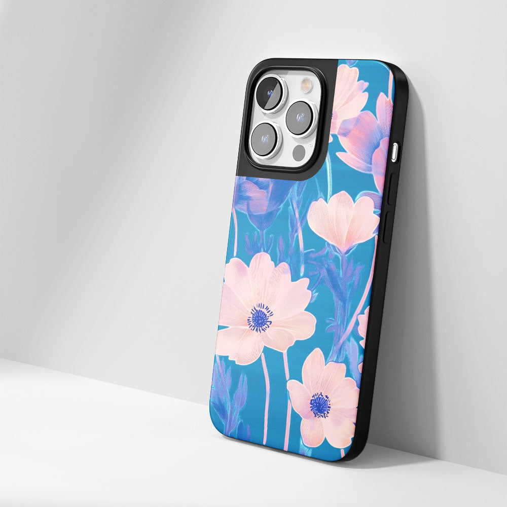 Industry-Level Tough Matte Flowers iPhone Case