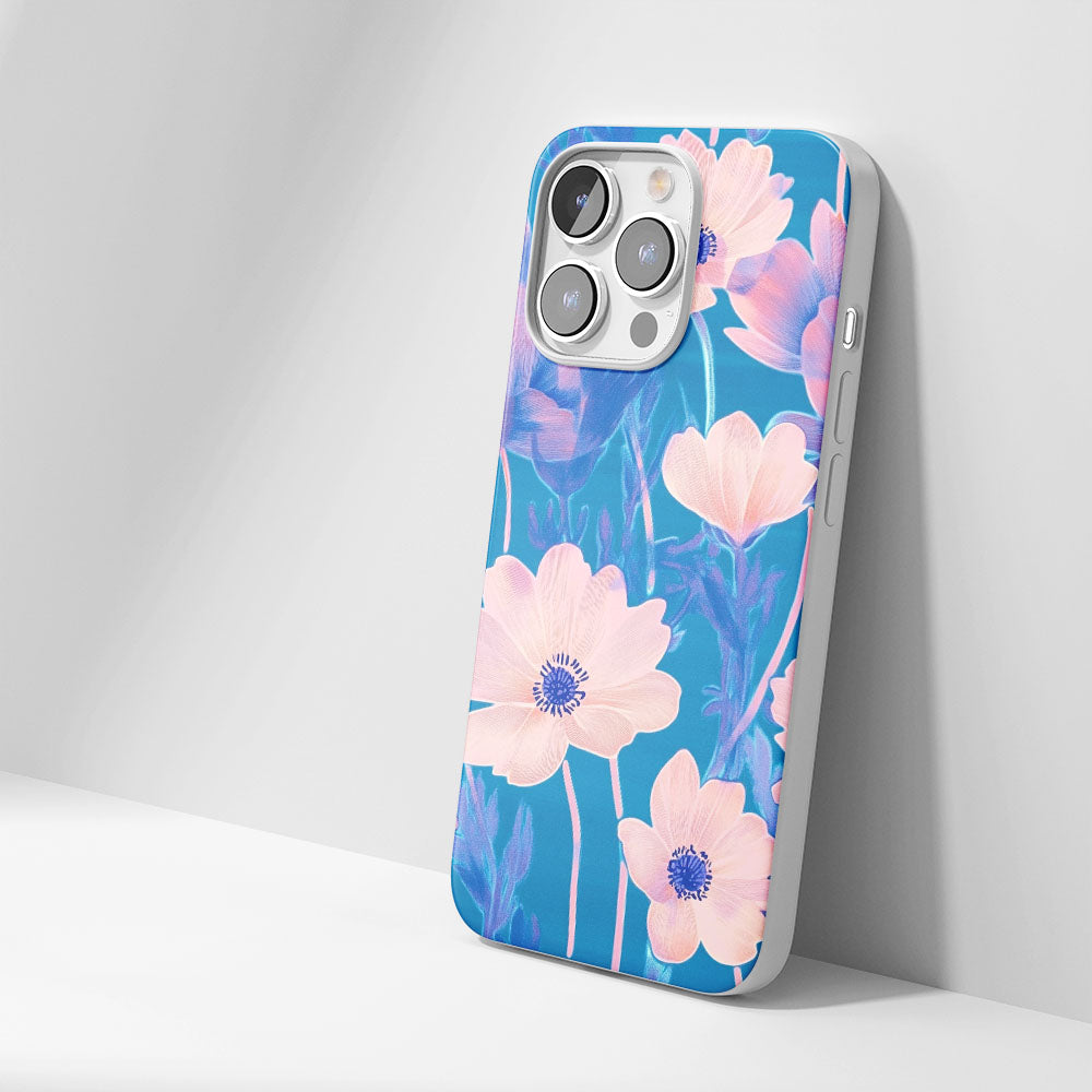 Latest 3rd-Generation Crystal Tough Glossy Flowers iPhone Case