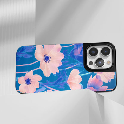 Industry-Level Tough Matte Flowers iPhone Case