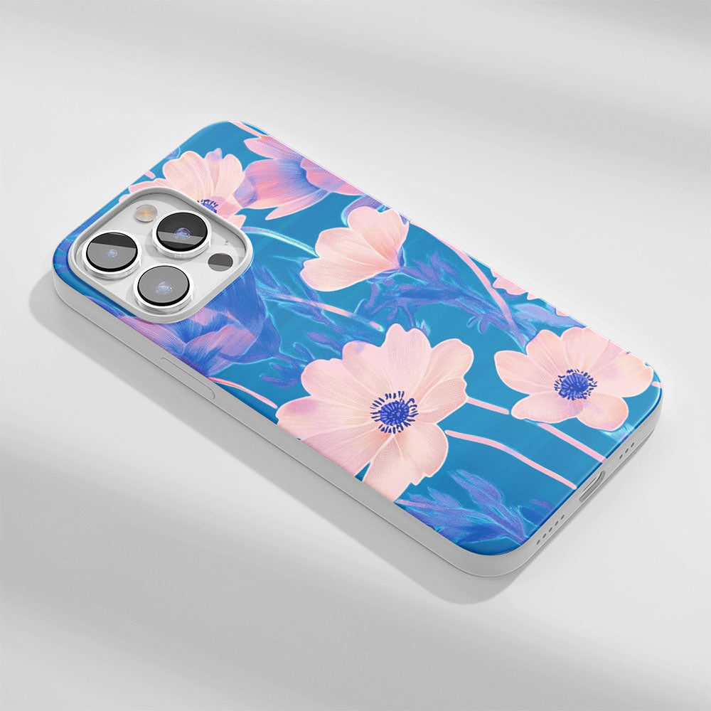 Latest 3rd-Generation Crystal Tough Glossy Flowers iPhone Case