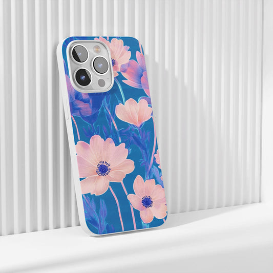 Latest 3rd-Generation Crystal Tough Glossy Flowers iPhone Case