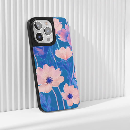 Industry-Level Tough Matte Flowers iPhone Case