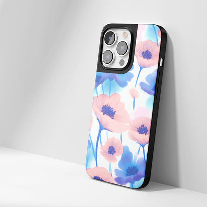 Industry-Level Tough Matte Flowers iPhone Case