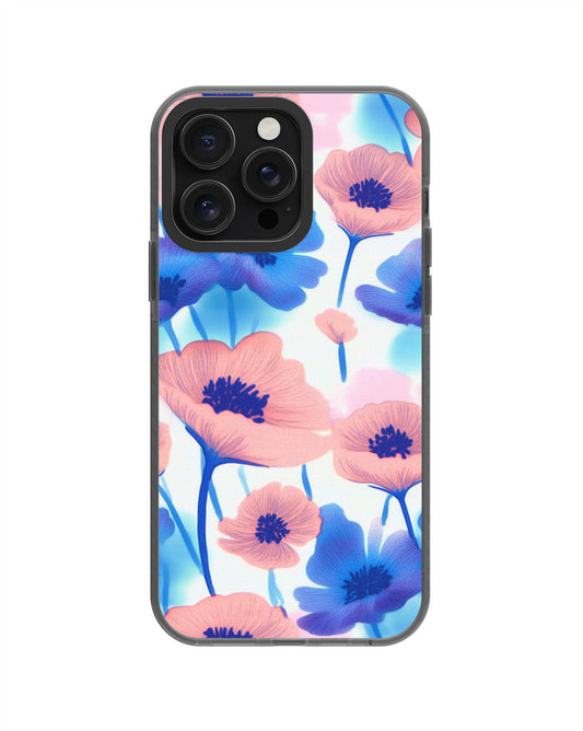 Latest 3rd-Generation Pop Tough Matte Flowers iPhone Case (MagSafe-Compatible) [Back Cover Only]