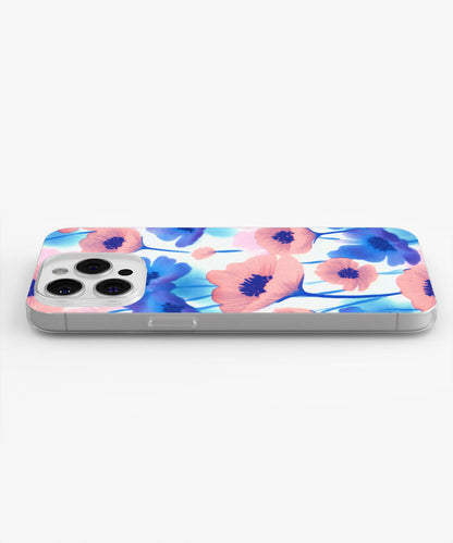 Latest 3rd-Generation Crystal Tough Glossy Flowers iPhone Case (MagSafe-Compatible)