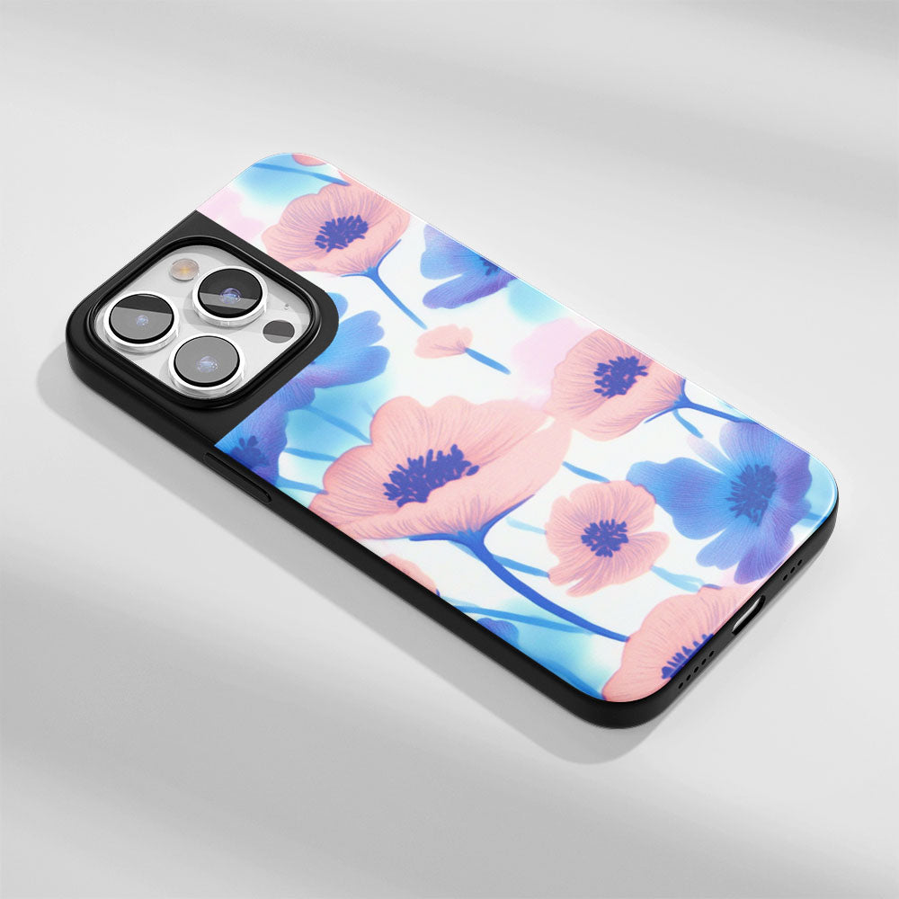 Industry-Level Tough Matte Flowers iPhone Case