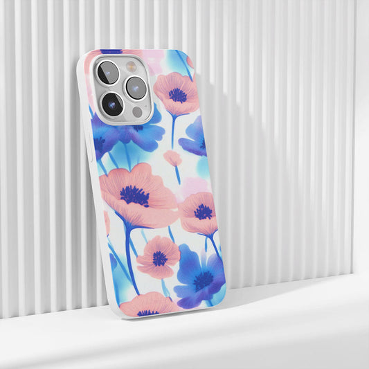 Latest 3rd-Generation Crystal Tough Glossy Flowers iPhone Case