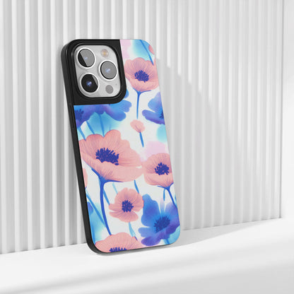 Industry-Level Tough Matte Flowers iPhone Case