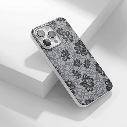 Latest 3rd-Generation Crystal Tough Glossy Flowers iPhone Case