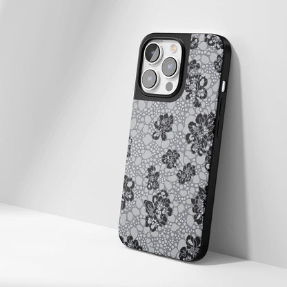 Industry-Level Tough Matte Flowers iPhone Case