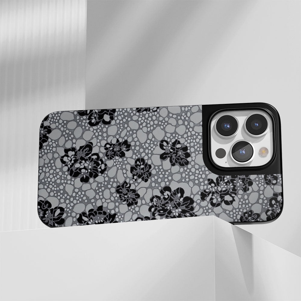 Industry-Level Tough Matte Flowers iPhone Case