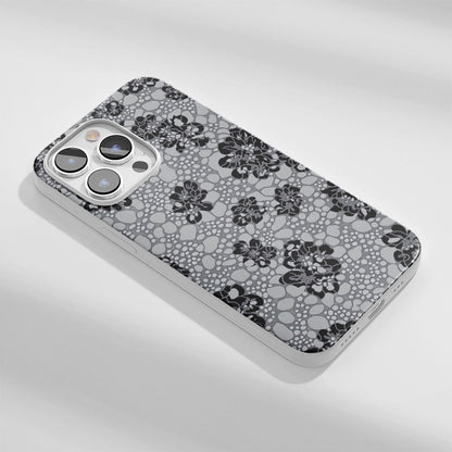 Latest 3rd-Generation Crystal Tough Glossy Flowers iPhone Case