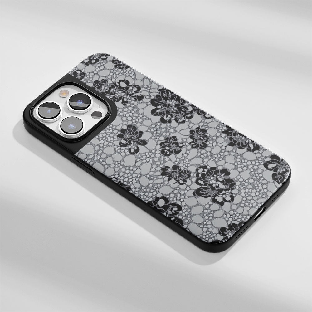 Industry-Level Tough Matte Flowers iPhone Case