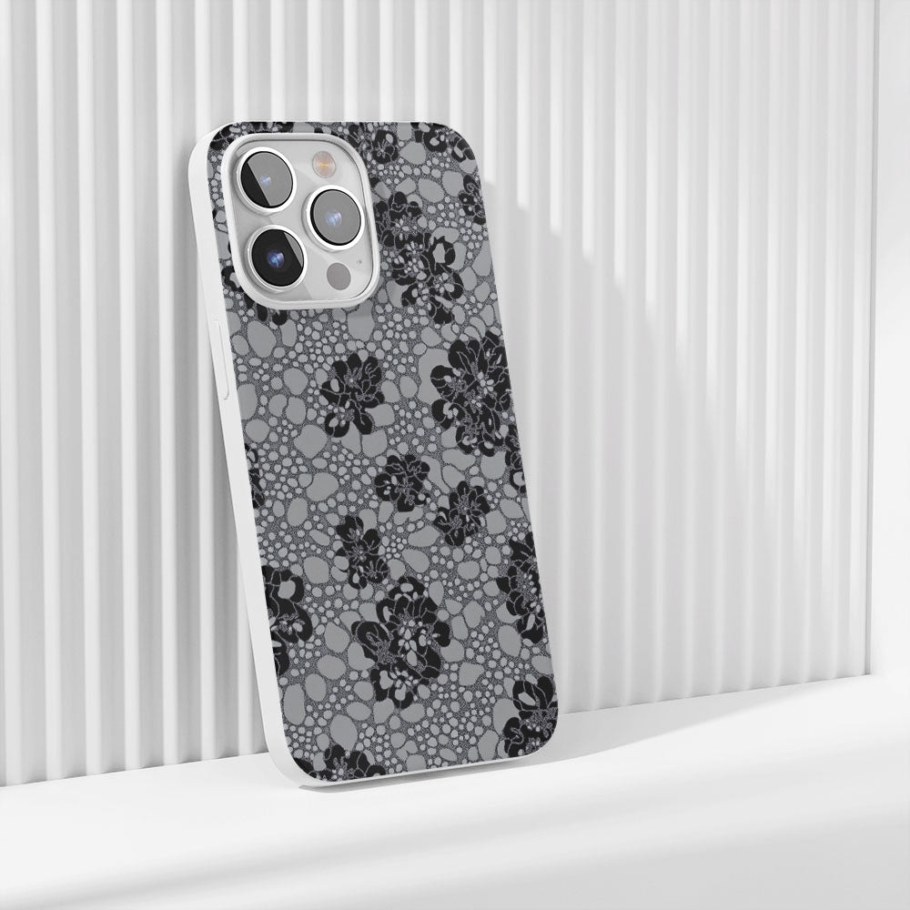 Latest 3rd-Generation Crystal Tough Glossy Flowers iPhone Case