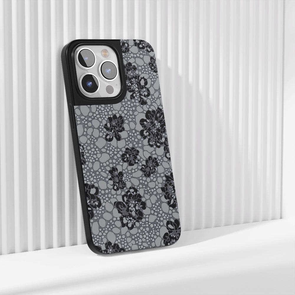 Industry-Level Tough Matte Flowers iPhone Case