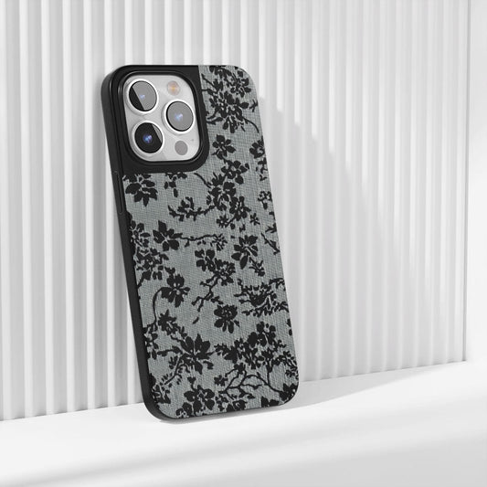 Industry-Level Tough Matte Flowers iPhone Case