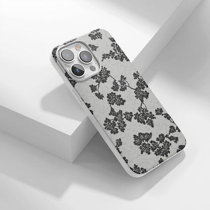 Latest 3rd-Generation Crystal Tough Glossy Flowers iPhone Case