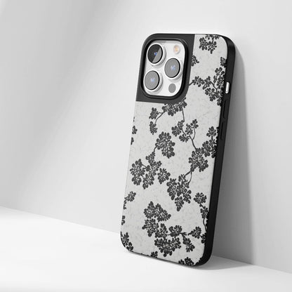 Industry-Level Tough Matte Flowers iPhone Case