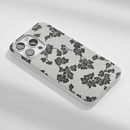 Latest 3rd-Generation Crystal Tough Glossy Flowers iPhone Case