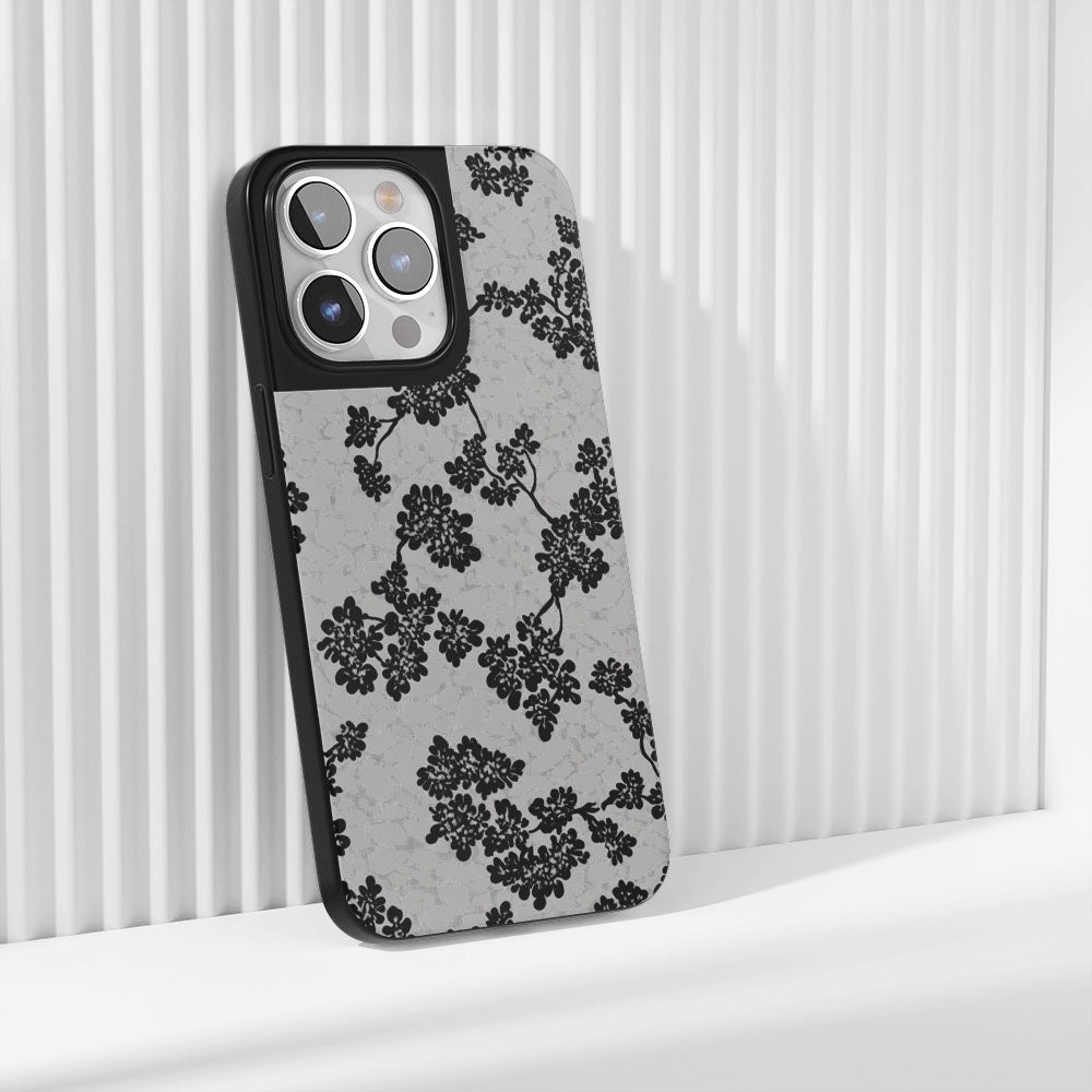 Industry-Level Tough Matte Flowers iPhone Case