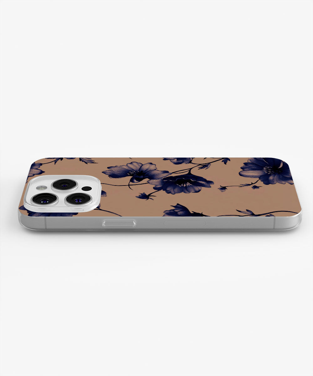 Latest 3rd-Generation Crystal Tough Glossy Flowers iPhone Case (MagSafe-Compatible)