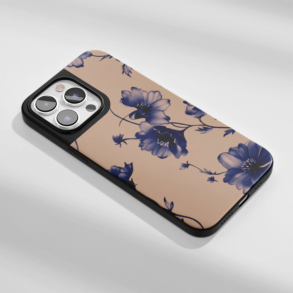 Industry-Level Tough Matte Flowers iPhone Case